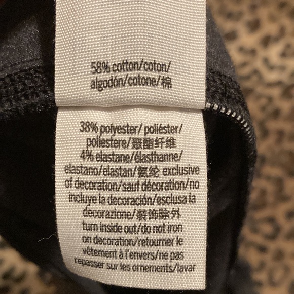 EUC Victoria's Secret PINK LOGO Yoga Pants Leggings Women’s Size M Charcoal Gray - Picture 6 of 9